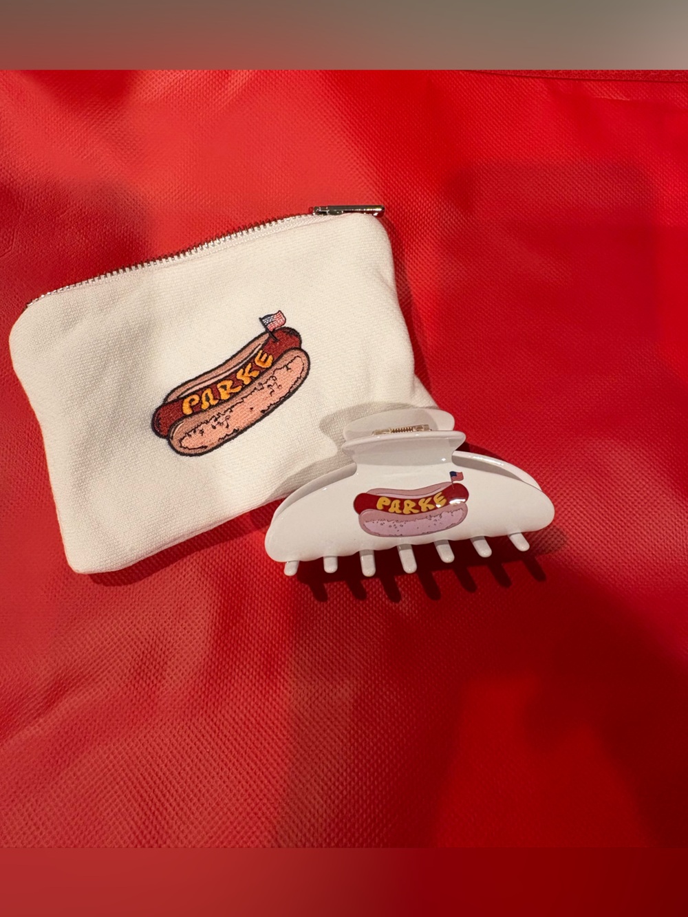 Parke Hot Dog Claw Clip 🌭